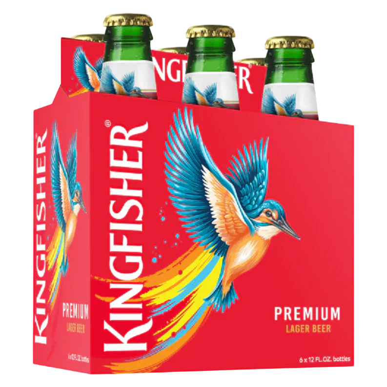 Kingfisher Lager 12 fl oz Bottles 24 pack