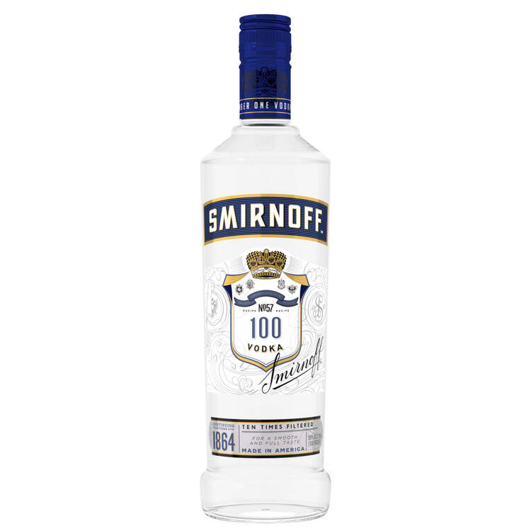 SMIRNOFF VODKA 100 750ML