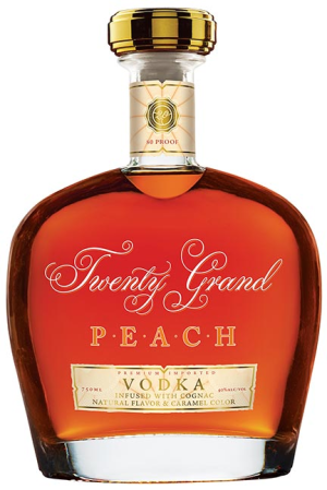 Twenty Grand Peach Vodka 750mL