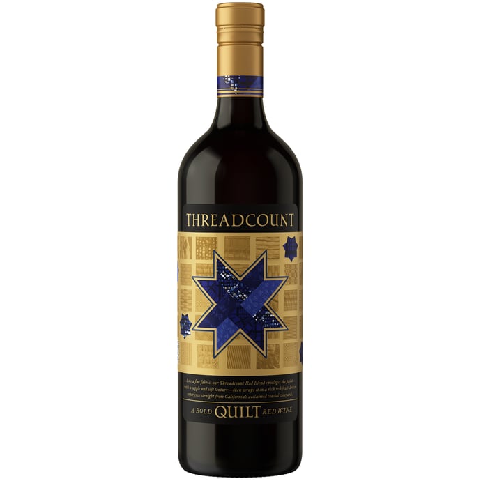 Threadcount Quilt Red Blend 750mL