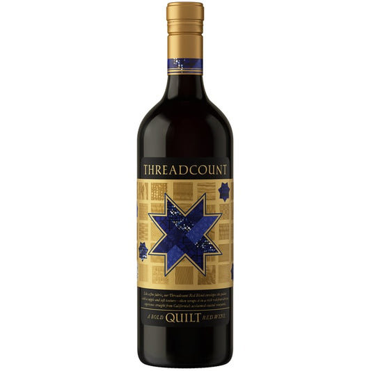 Threadcount Quilt Red Blend 750mL