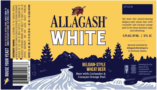 ALLAGASH WHITE ALE 4/6PK CANS 12 oz (24)