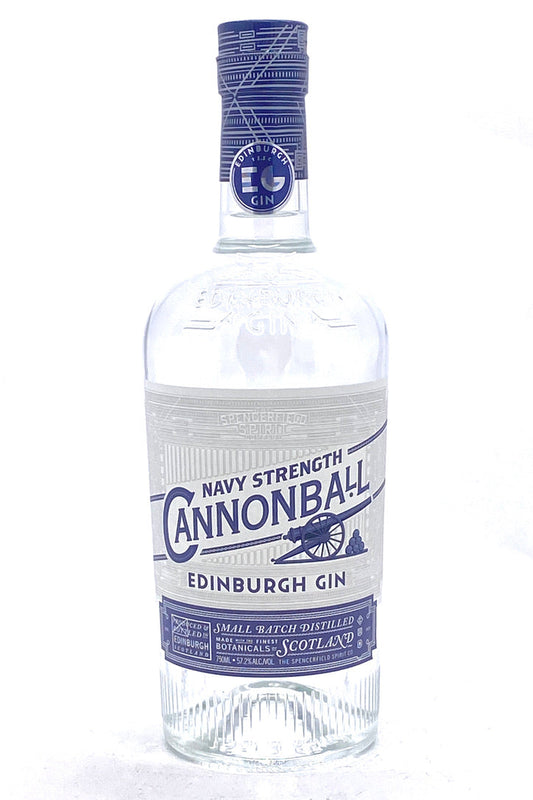 Edinburgh Navy Strength Cannonball Gin 750ML