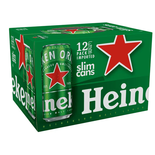 Heineken Original Lager 24 Pack (4 x 6 Pack) 12 fl oz Cans