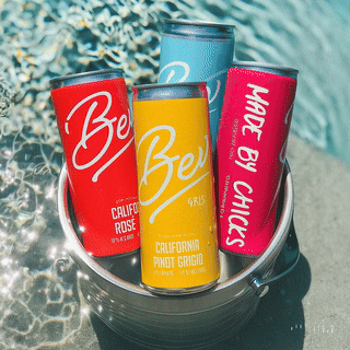 Bev Glow Sparkling White Wine Can 250Ml (24 Cans)