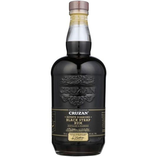 Cruzan Dark Rum Black Strap Estate Diamond 80 750Ml
