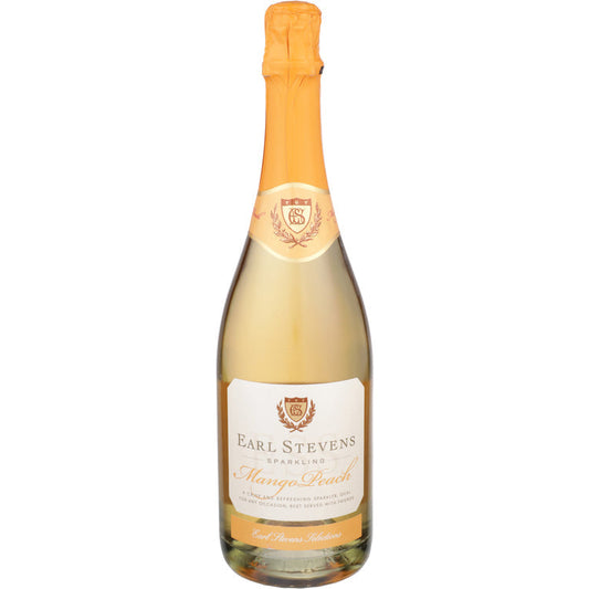 Earl Stevens Sparkling Mango Peach Flavored Wine 750ML