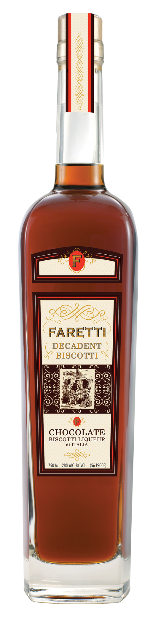Faretti Chocolate Biscotti Liqueur 750ML