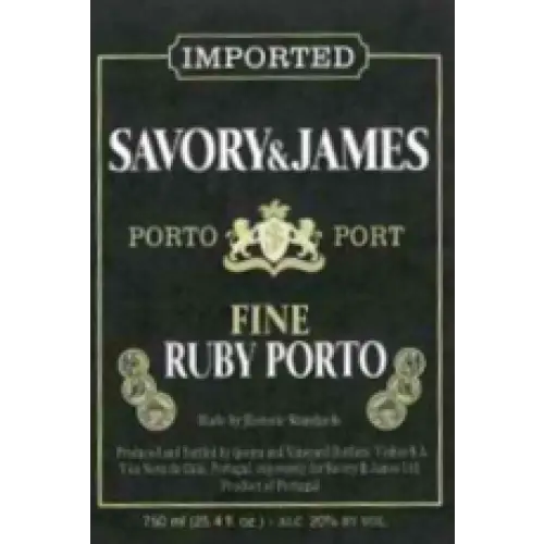 Savory & James Fine Ruby Porto Wine