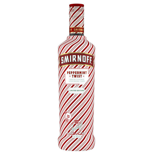 SMIRNOFF PEPPERMINT FLAVORED VODKA PEPPERMINT TWIST LIMITED EDITION 60 750ML