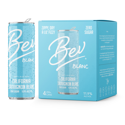 Bev Glow Sparkling White Wine Can 250Ml (24 Cans)