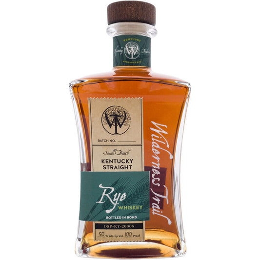 Wilderness Trail Straight Rye Whiskey Small Batch Bottled in Bond Sweet Mash 750mL